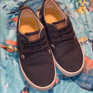 Navy toddlers Sperrys size 10